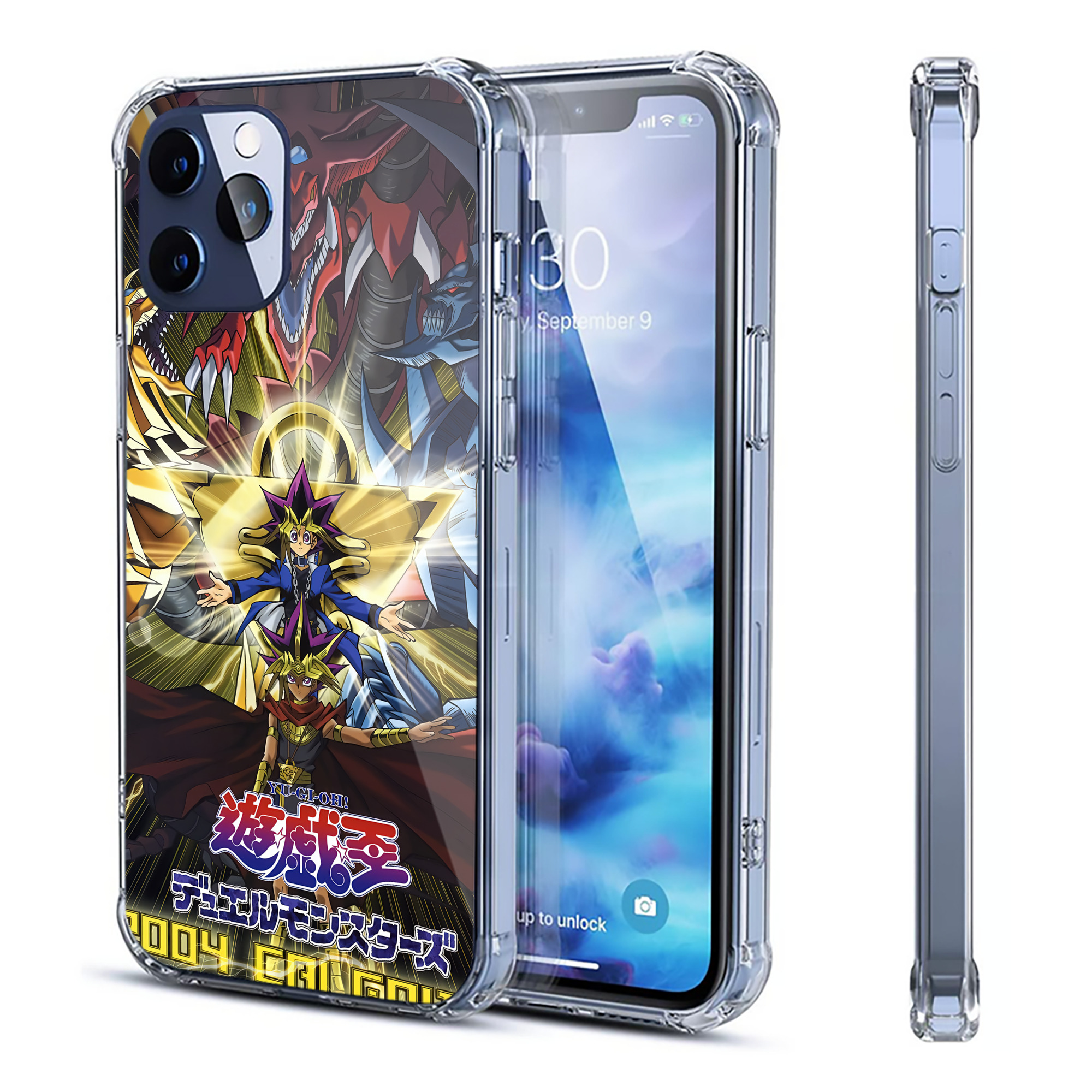 （画像用） 遊☆戯☆王 Yu-Gi-Oh! 【iPhone 12シリーズ対応】透明スマホケース（クリアソフトケース）